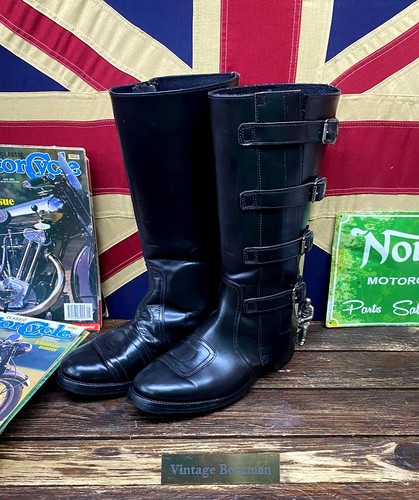 Stivali moto vintage bates - moto,