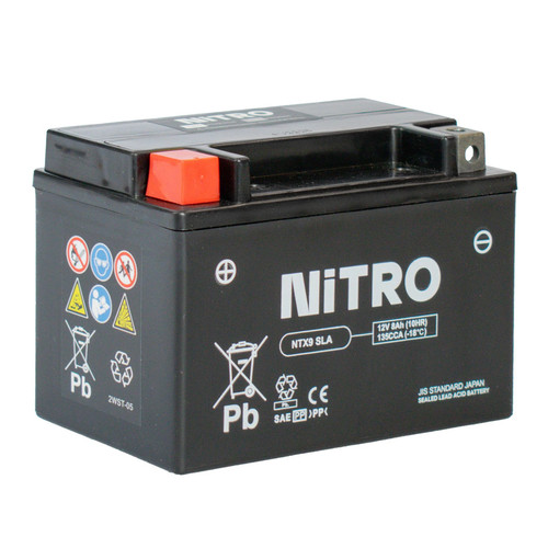 Batteria nitro 12v 8ah ytx9 - batteria,