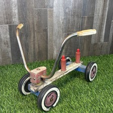 Bici spinta vintage legno - a,