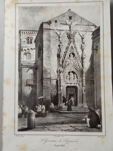 Antica litografia napoli - antica,