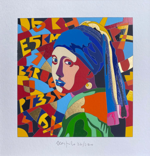 Ugo nespolo ragazza con - ugo,