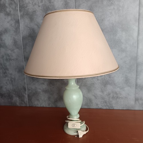 Grande lampe albâtre vert - en,