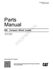 Manuale catalogo ricambi pala