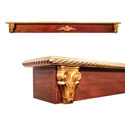 Mantovana elegante legno scuro - mantovana,