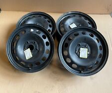 VW Golf 5 set cerchi in acciaio 6x16 ET50 neri anno 2006