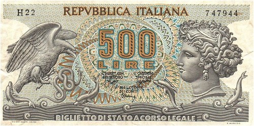 Italia italy 500 lire - 500, 1970
