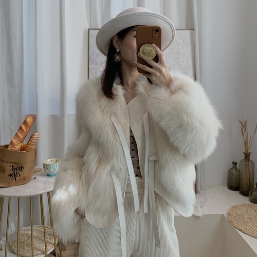 Cappotto corto donna pelliccia