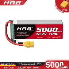 Batteria HRB 6s 22,2V 5000mAh XT90 Lipo per RC Elicottero Aereo Auto Centrale