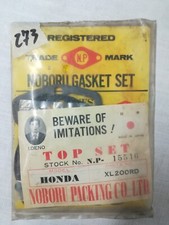 HONDA XL 200 R D 15516 GUARNIZIONE GASKET SET NOBORU NOS