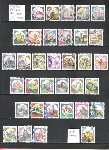 Italia castelli serie - v.,