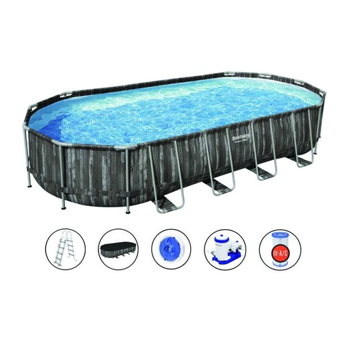 Piscina power steel - steel, set