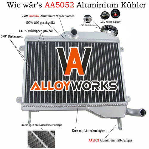 Radiatore aggiornato alluminio - aggiornato,
