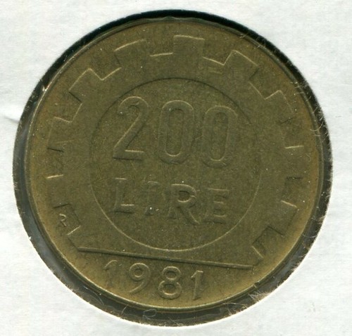 Foreign coin italy 200 - coin,
