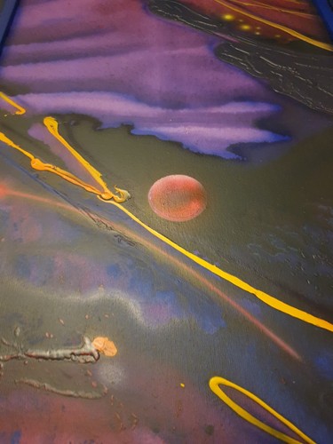 Dipinto olio colorato - , trittico