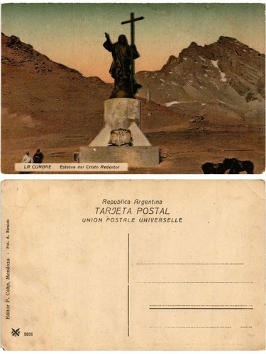 Cartolina cpa argentina la - cpa,
