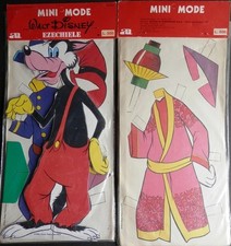 disney EZECHIELE LUPO (vestitini e figura ) BAD WOLF - 1970s - in BLISTER - k3