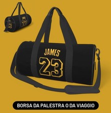 Borsa da Palestra James 23 Lakers Basket Borsa Da Viaggio Gym Yoga Calcio Sport