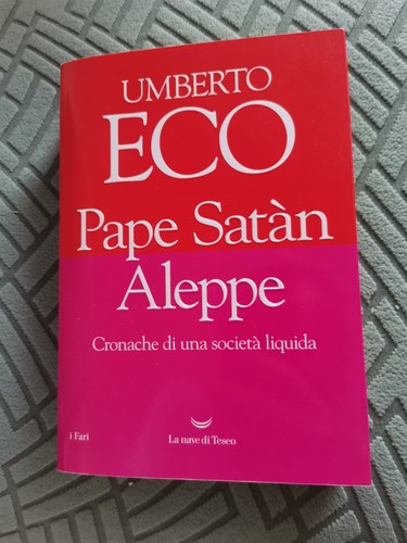 Pape satan aleppe umberto eco - umberto,