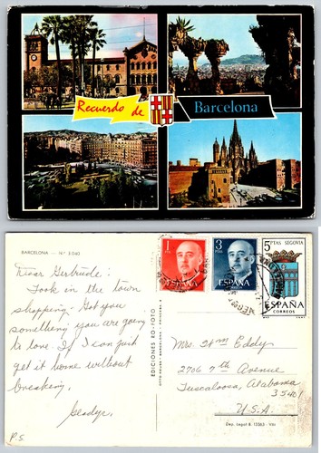 Cartolina ricordo vintage