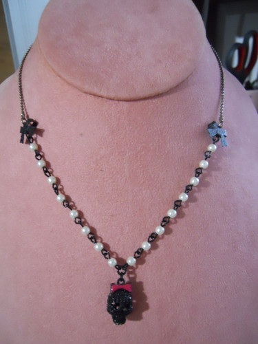 Collana catena teschio