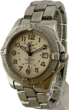 Orologio Uomo Automatico Breitling Colt GMT A32350 Quadrante Argento 40mm Ottimo A4886