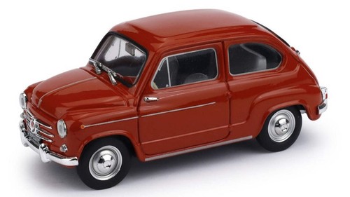 Fiat 600 berlina 1960 rosso - 600,