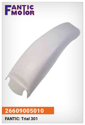 Parafango posteriore bianco - parafango,