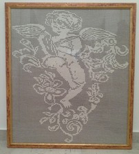 QUADRO CUPIDO CON ROSE