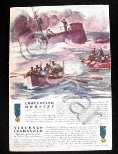 Wwii cartolina medaglie d - -,