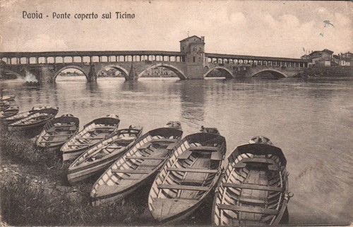Pavia ponte coperto - ponte,