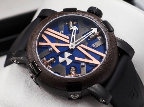 Steampunk blue and gold - , romain