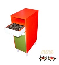 mobile vintage verde bianco e