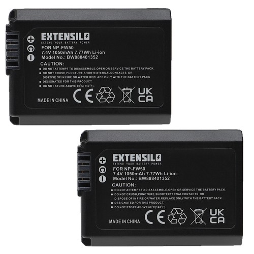 Batteria per sony alpha - 2x,