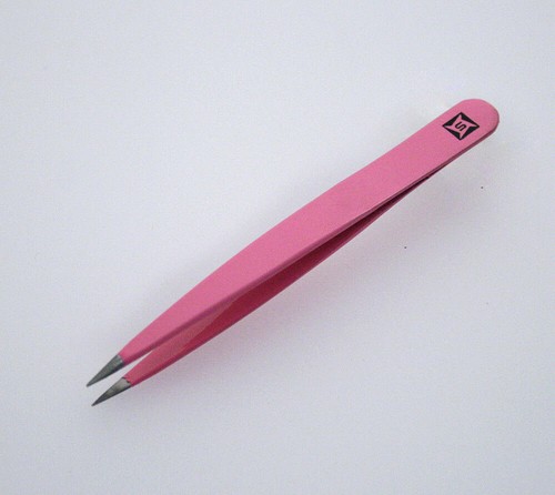 Pinzette rosa punta - rosa,