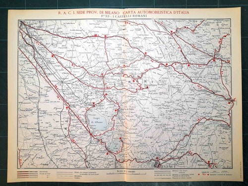 Carta geografica stradale