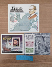 COLLEZIONE  FRANCOBOLLI N° 5 CRISTOFORO COLOMBO GUGLIELMO MARCONI  LOTTO  N° 20