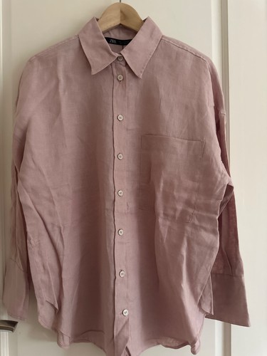 Camicia donna rosa pallido