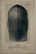FUTURISMO DUX SINTESI PLASTICA CARTOLINA ERNESTO THAYAHT FIRENZE A.VII° 1929