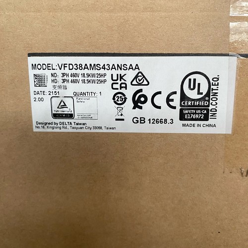 Delta vfd38ams43ansaa inverter - vfd38ams43ansaa,