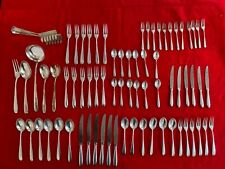 Bellissimo servizio di posate per 6 persone in argento 925 punzonato Finzi 72 pz