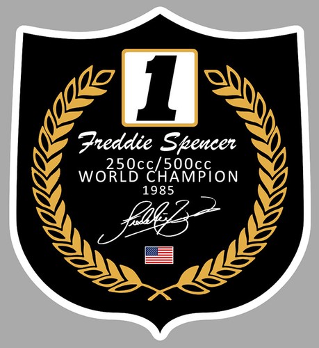 Sticker freddie spencer - sticker,