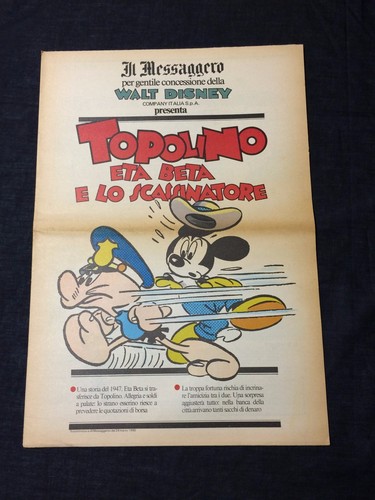 Topolino eta beta disney - topolino,