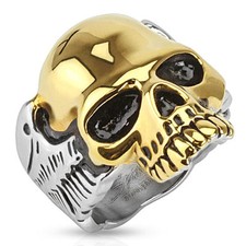 Large Men's Ring Solid Steel &