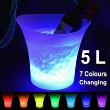 7colori che cambiano 5L LED Secchiello ghiaccio Champange Vino bevande Party Bar