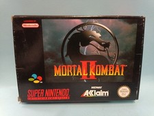 Mortal Kombat II 2 Super Nintendo Midway Akklaim Videogame Cartuccia