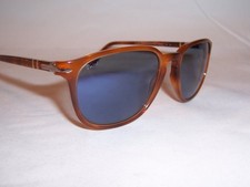 NUOVI occhiali da sole Persol PO 3019S 96/56 TERRA DI SIENA/BLU 55mm AUTENTICI 3019