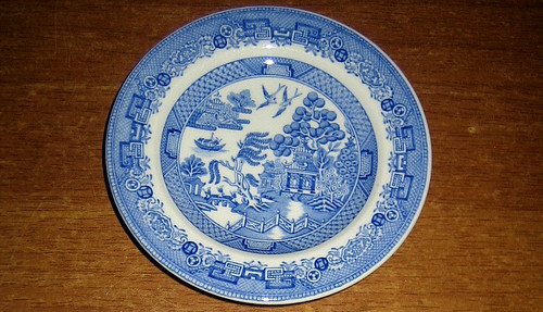 Piatto miniatura spode willow - miniatura,