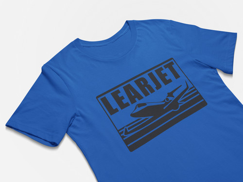 Logo retrò learjet business - logo,