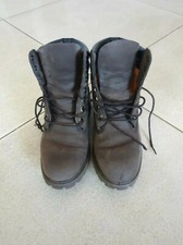  Timberland Stivale in pelle scarpone 40 uomo marrone 