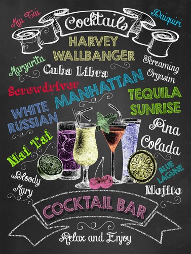 Cocktail bar insegna targa - cocktail, insegna/targa